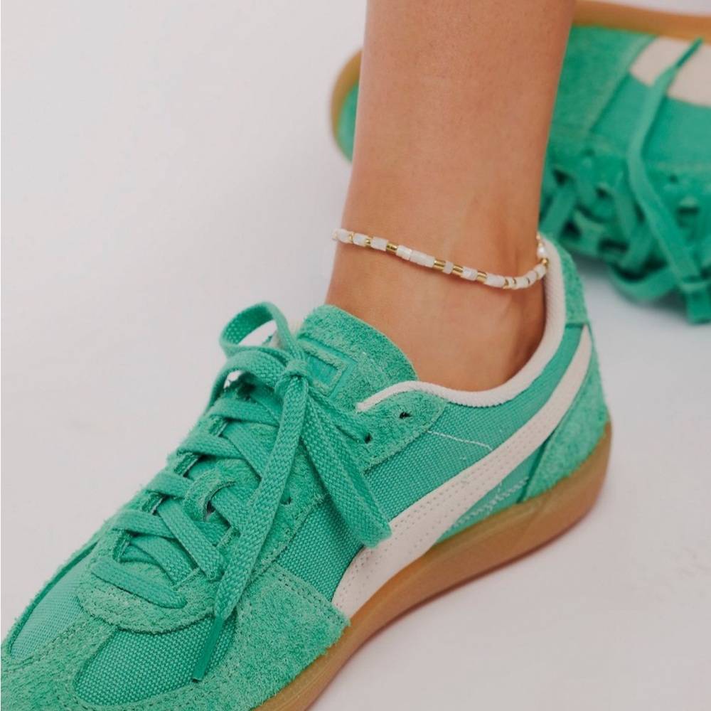 NWT Puma Palermo Vintage Sneakers Jade Frost Frosted Ivory Size Women’s 7.5 - Picture 2 of 15